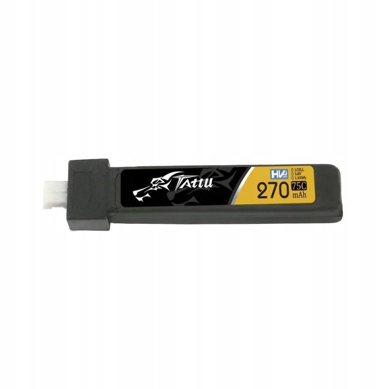 Baterie Tattu LiPo 270mAh 3.8V 75C 1S1P