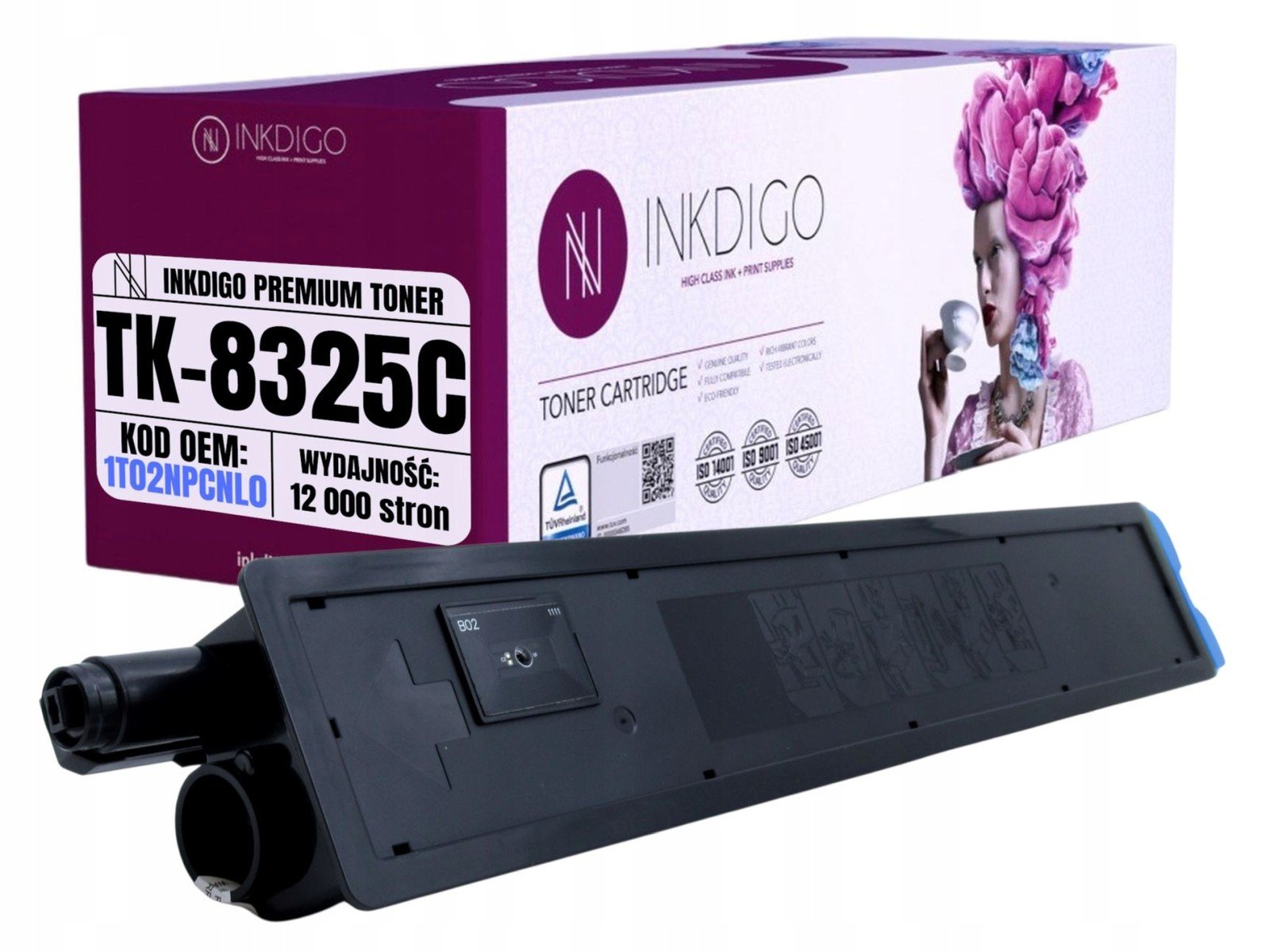 Toner do tiskáren Kyocera TASKalfa 2551ci náhradní TK8325C 1T02NPCNL0