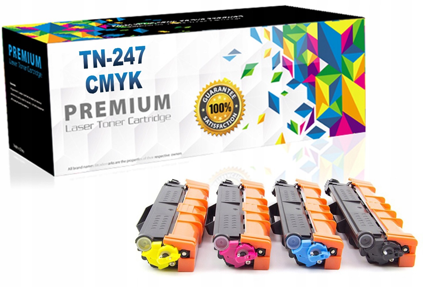 4x Toner TN247 TN243 XL Pro Brother DCP-L3510CDW DCP-L3550CDW HL-L3270CDW
