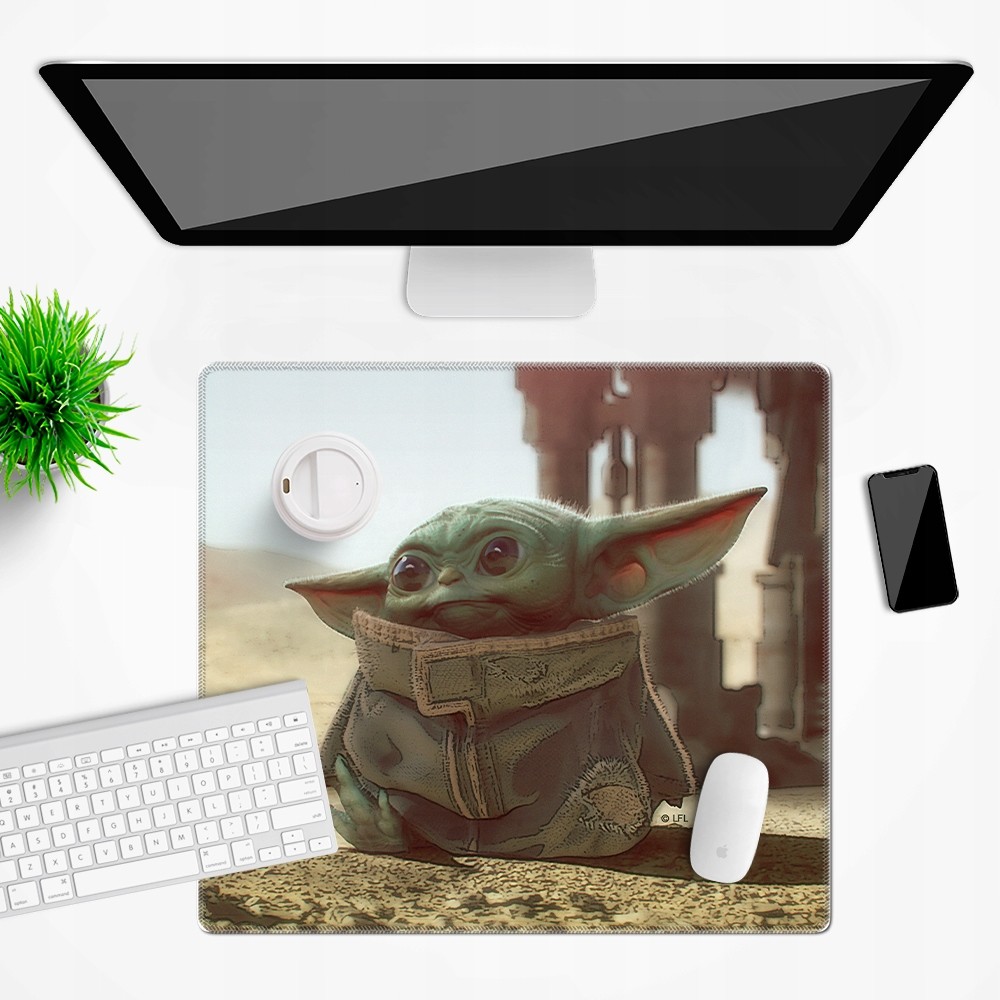 Podložka na psací stůl Ochranná podložka 50x45 cm Star Wars Baby Yoda