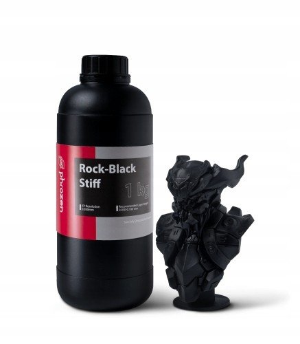 Uv pryskyřice Phrozen Stiff Rock Black 1kg 1l pro 3D tiskárnu