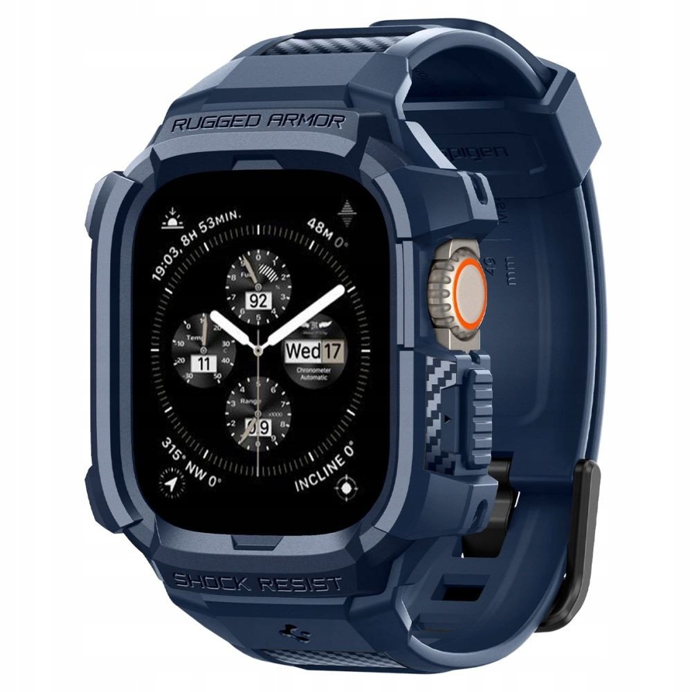 Spigen Rugged Armor Pro Řemínek s pouzdrem pro Apple Watch Ultra 49 mm (Navy