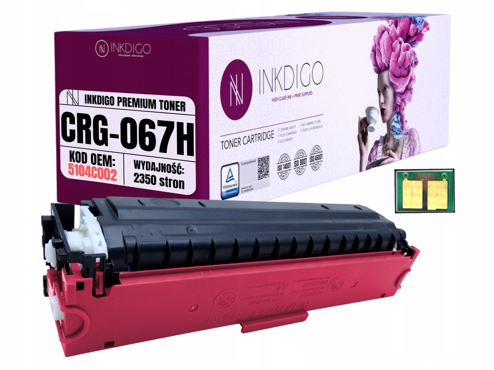 Toner náhradní 067HM pro Canon MF657Cdw MF655Cw MF655Cdw MF651Cw