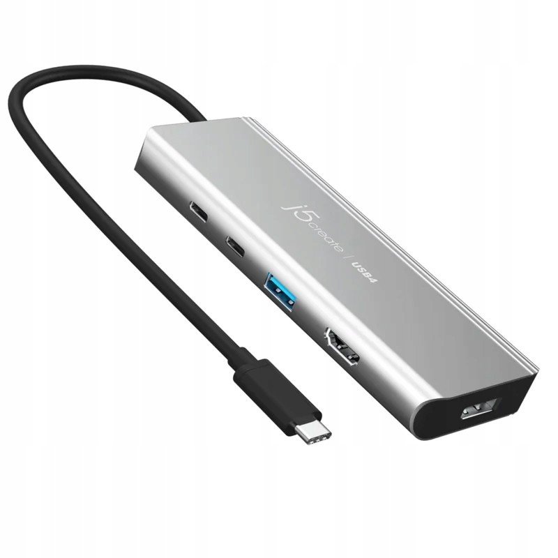 Dokovací stanice j5create USB4 Dual 4K Multi-Port