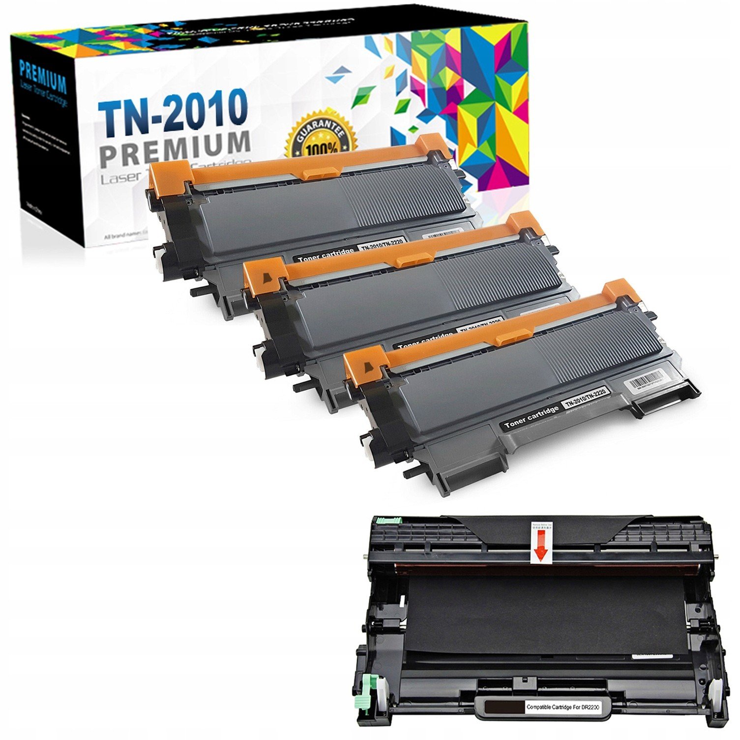 3x Toner Buben Do Brother DCP-7060 7060D 7065DN