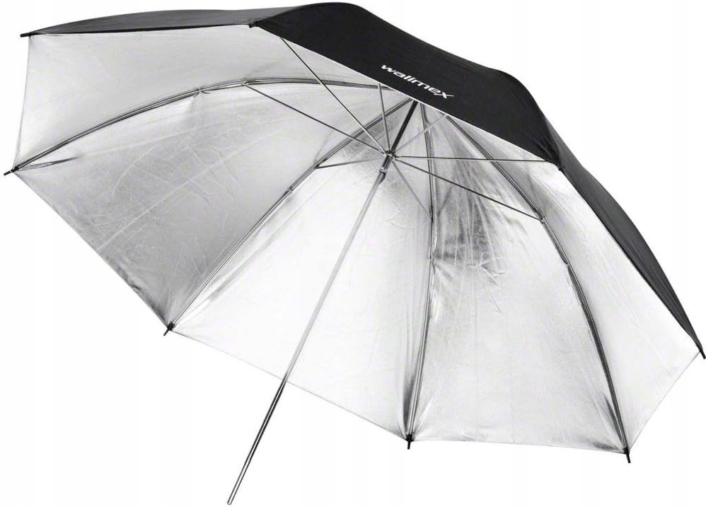 Velký Deštník Walimex> Pro Reflex 109CM Stříbrný