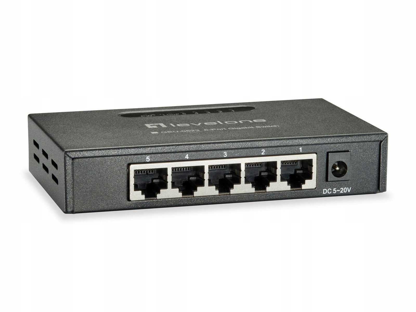 LevelOne GEU-0523 síťové připojení Nespravovaný Gigabit Ethernet (10/100/10