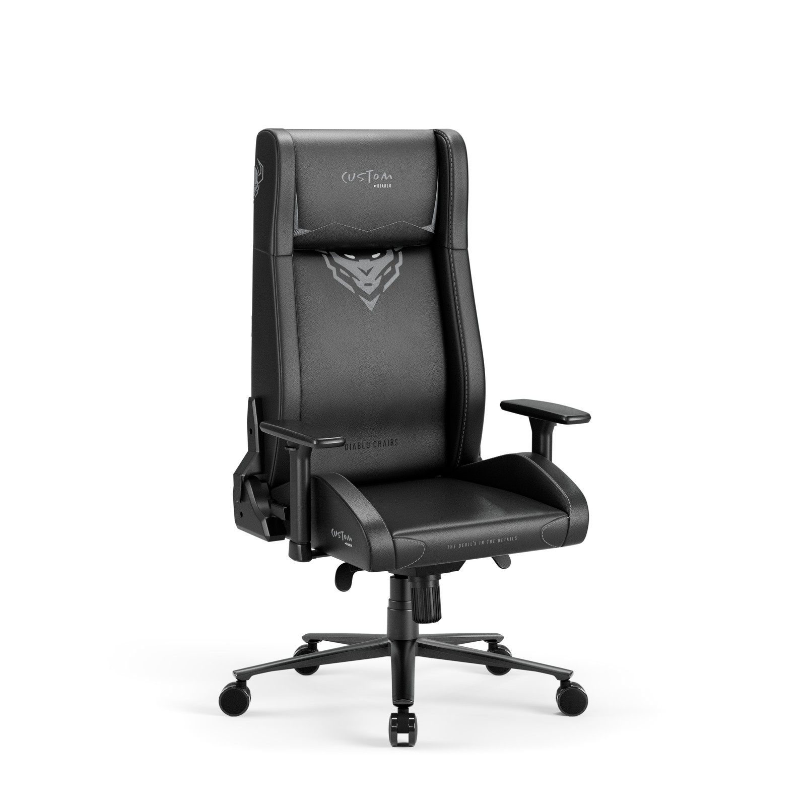 Herní židle na malování Diablo X-Custom Normální velikost: černá fixy