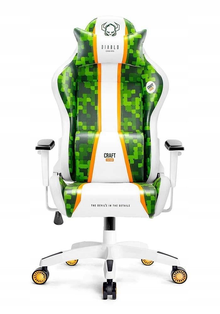 Křeslo Diablo Chairs X-One 2.0 Craft King Size Gaming do 180kg Eco kůže