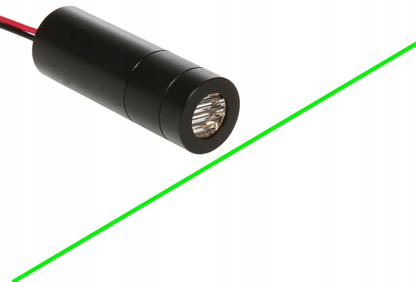 Lineární laser 10mW 520nm Nastavení Linka Zelená