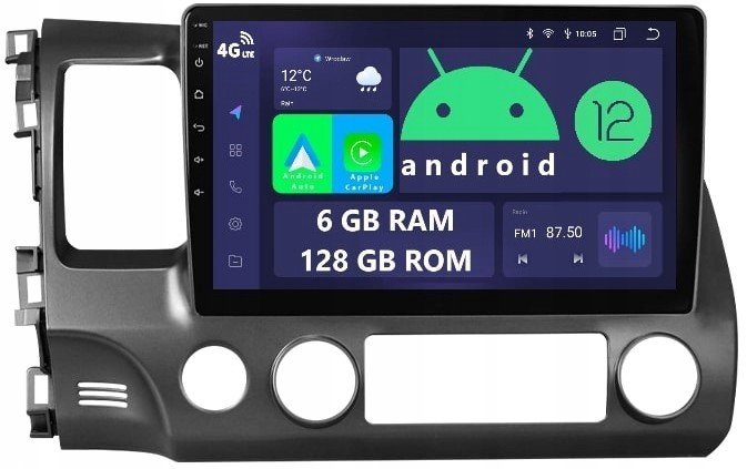 Rádio Android 2DIN 10,1