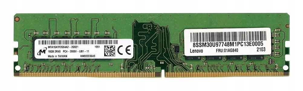 Lenovo 01AG840 16GB DDR4 2666MHz MTA16ATF2G64AZ-2G6E1