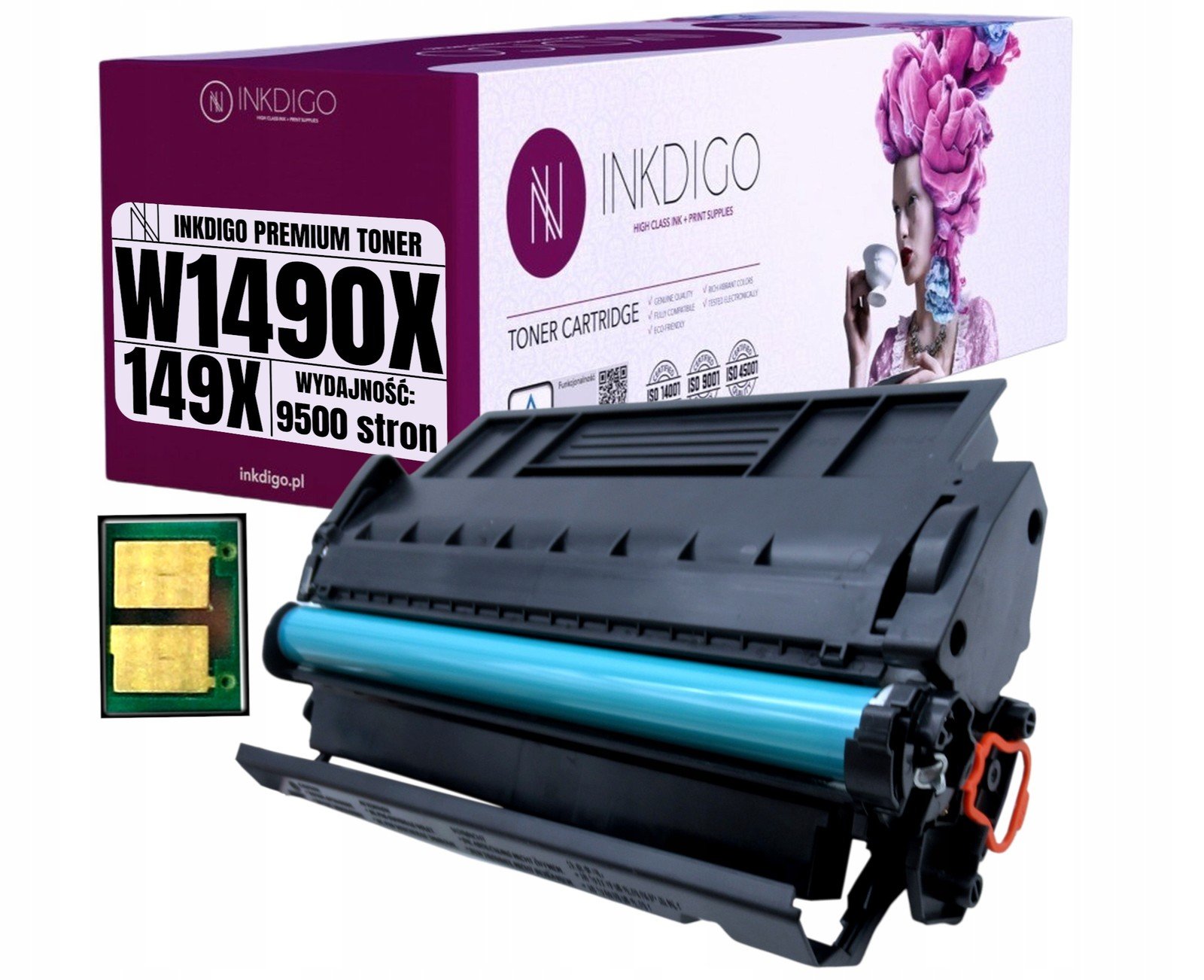 W1490X náhradní toner s Chipem pro Hp LaserJet Pro 4001 d 4002 dn 4003 n