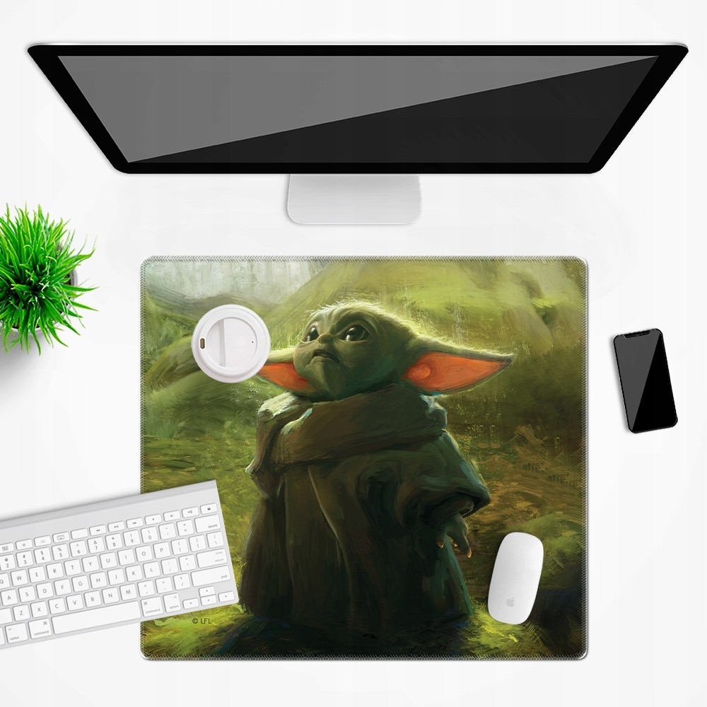 Podložka na psací stůl Ochranná podložka 50x45 cm Star Wars Baby Yoda IV
