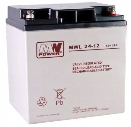 Baterie Agm 12V 24Ah Mwl 24-12