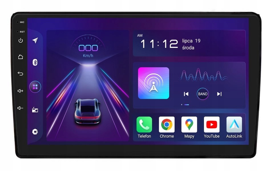 Navigace Rádio 2DIN Android Audi A4 B6 B7 8/256 Gb Dsp Carplay Lte