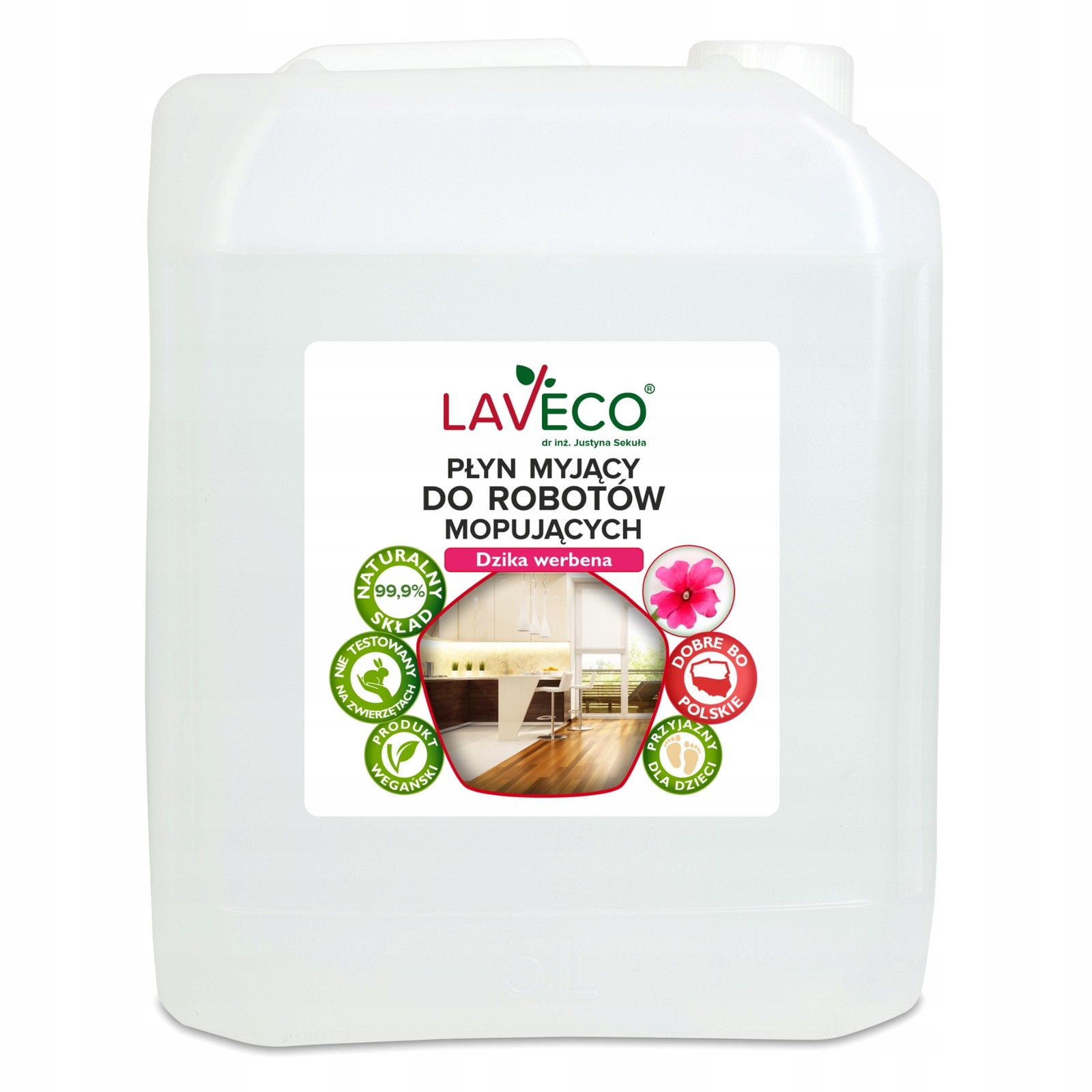 5 l Speciální kapalina pro robotické a mopovací vysavače Laveco