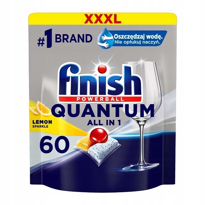 Finish Tablety Kapsle Quantum All-in-1 60 Lemon Cytrinové