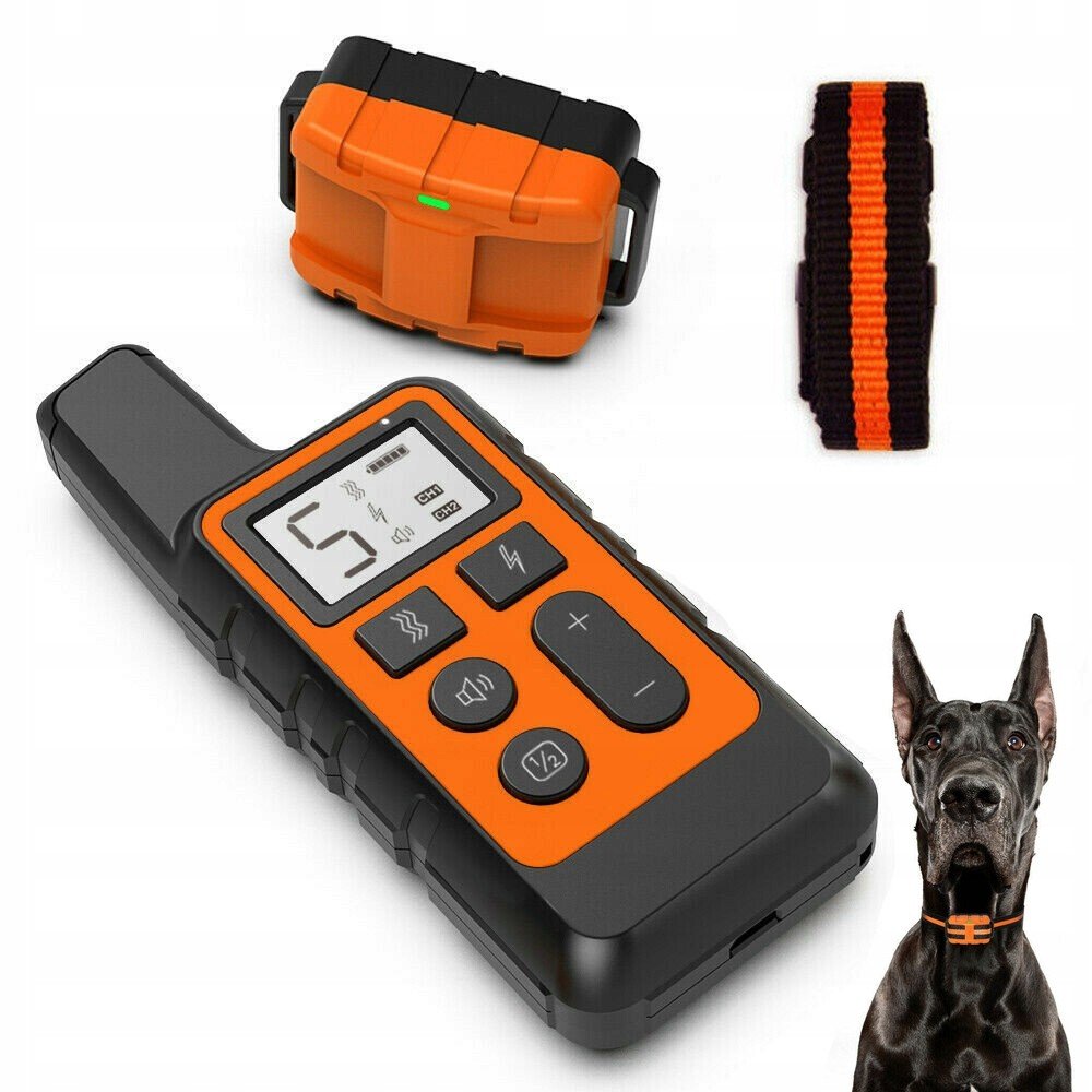 Elektrický Obojek Pro Psa 300 M Výcvikový Dálkové Ovládání
