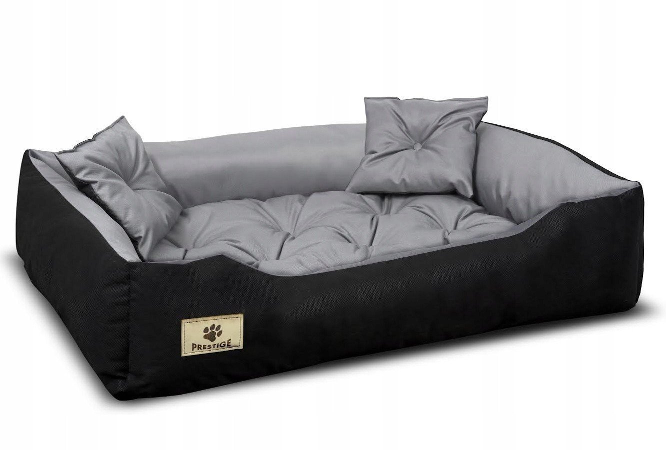 Pelíšek pro psa ohrádka Prestige 145x115 cm Nepromokavý šedý