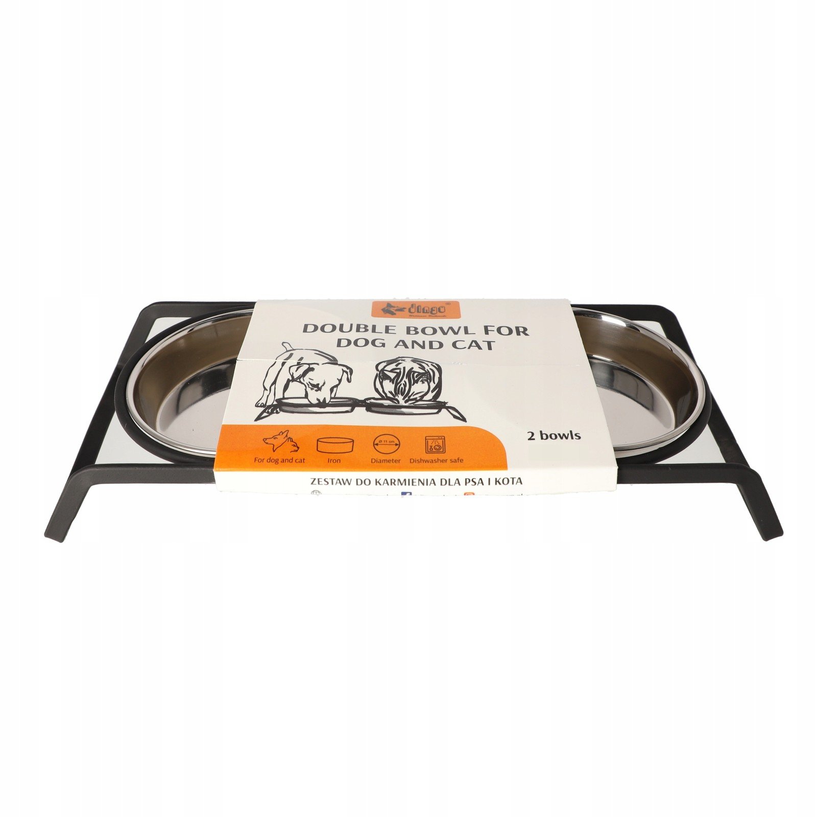 Dingo Sada Pro Krmení Pro Psa/kota 2x180ml