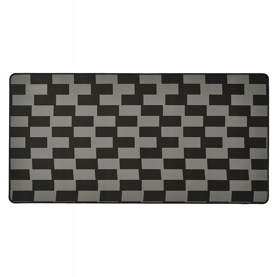 Ikea Blaskata Herní podložka pod myš, černý/šedý vzor, 40 x 80 cm