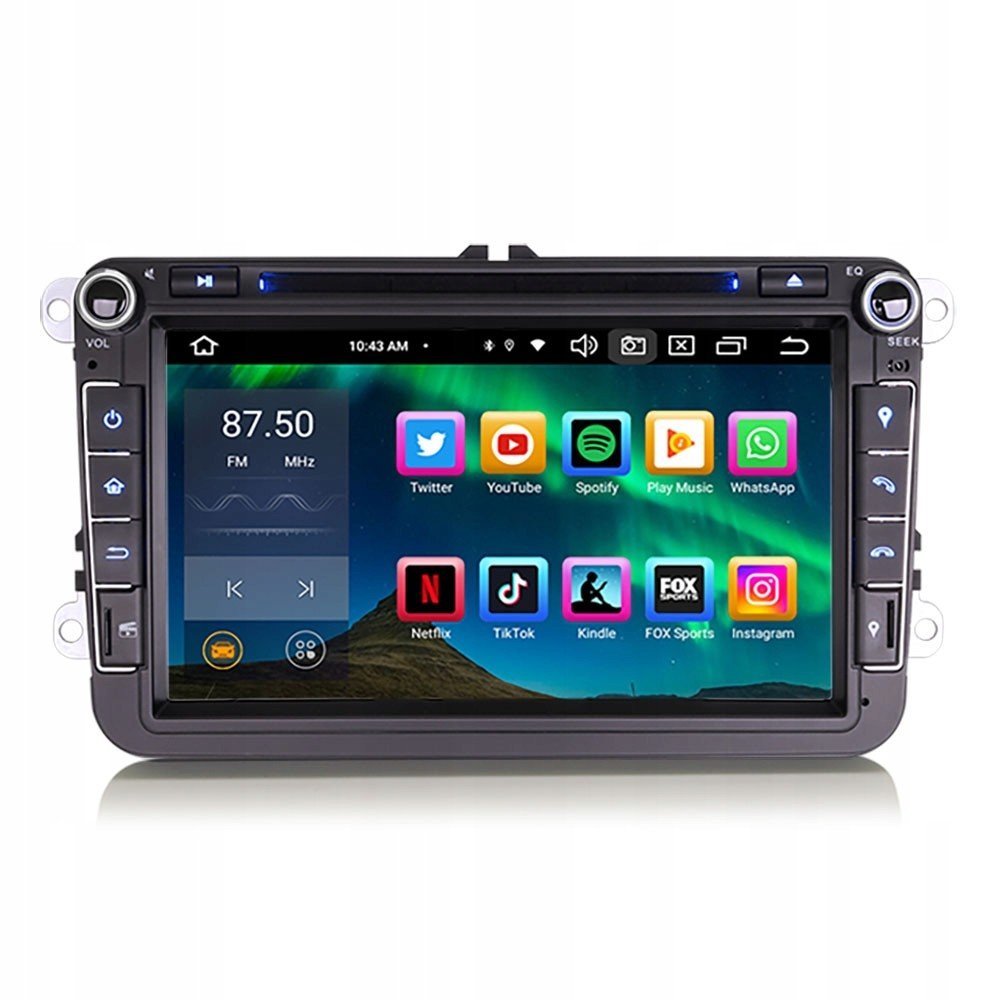 Rádio Android Vw Golf V 5 VI 6 Passat B6 B7 CC Polo V Tiguan A Touran A Eos