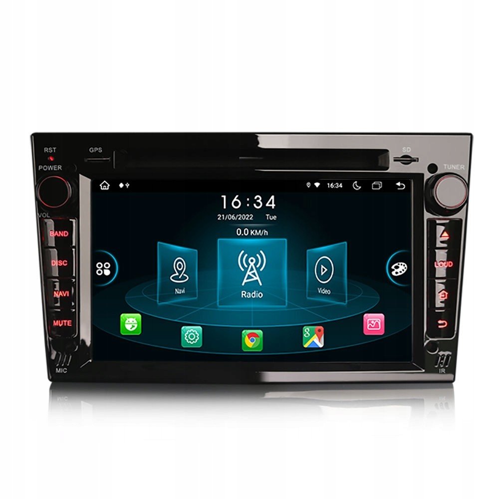 Rádio 2DIN Android Opel Antara Astra H Corsa D Vectra C Signum Carplay Lte