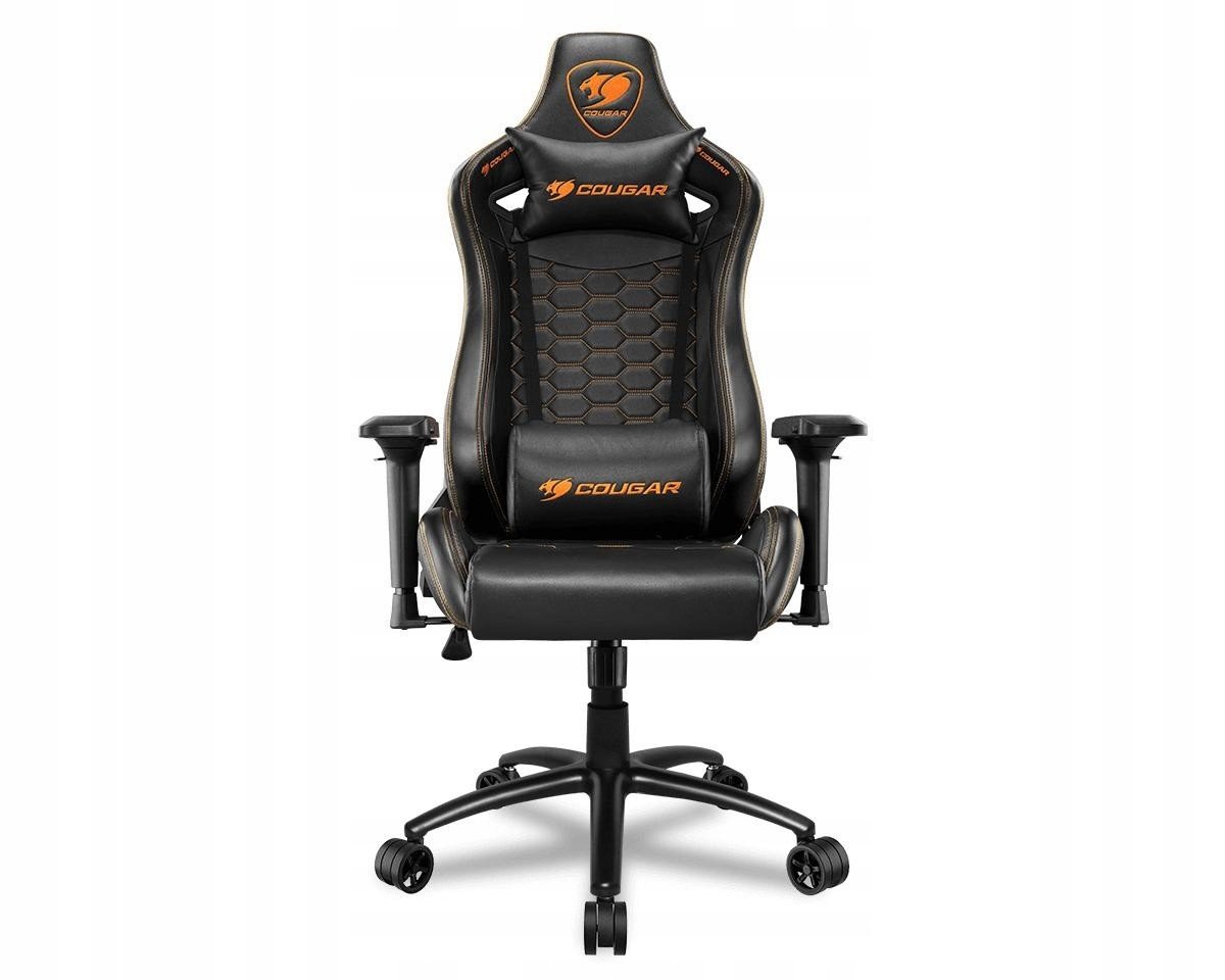 Křeslo Cougar Outrider S Black Gaming do 120kg Kůže Eco Černá