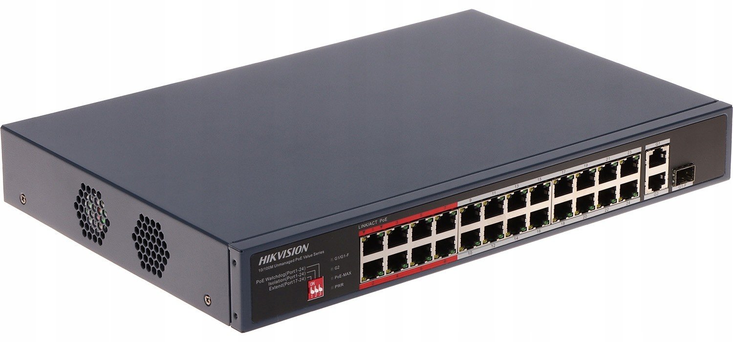 Switch Poe DS-3E0326P-E/M(C) 24PORT Sfp Hikvision