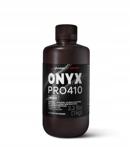 Uv pryskyřice Phrozen Onyx Rigid Pro410 Black 1kg 1l