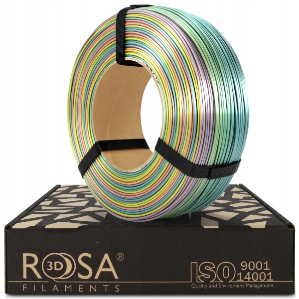 Filament Refill Pla Rainbow Silk Rosa3D 0,8kg 0,2kg Bonus