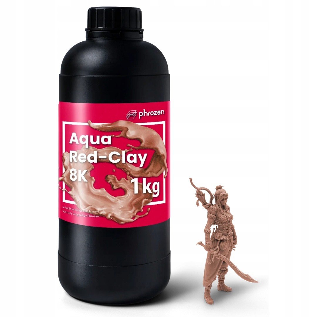 Uv pryskyřice Phrozen Aqua Resin Red-Clay 8K 1kg 1l pro 3D tiskárnu