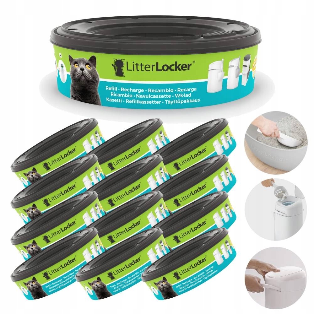 LitterLocker Refill Náplně do kontejneru: 12 ks.