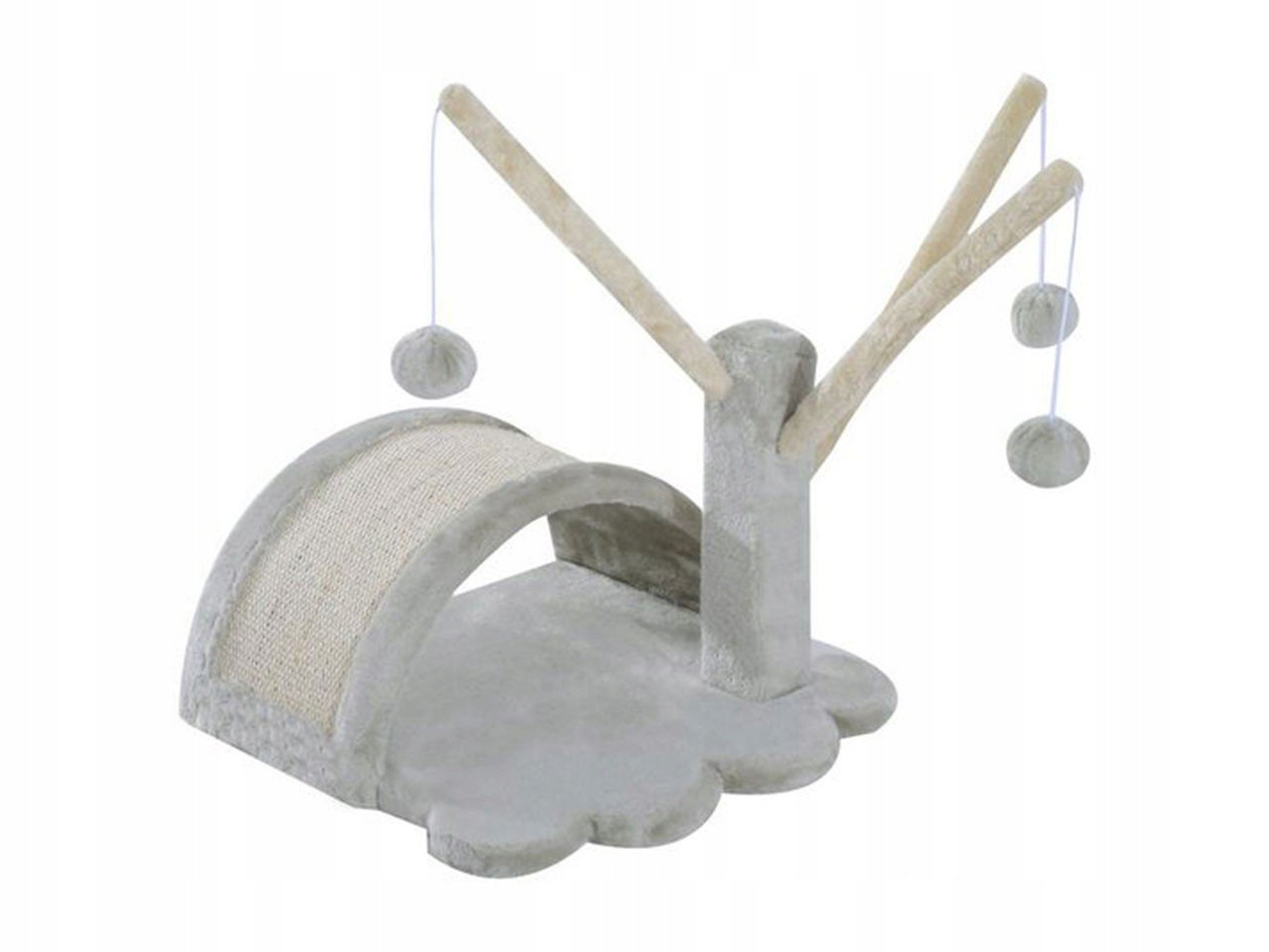 Odpočívadlo a škrabadlo pro kočky Pawhut D30-100, kočičí strom, dřevotříska