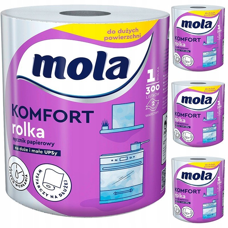 Papírový ručník Mola Komfort 2 vrstvy 60m