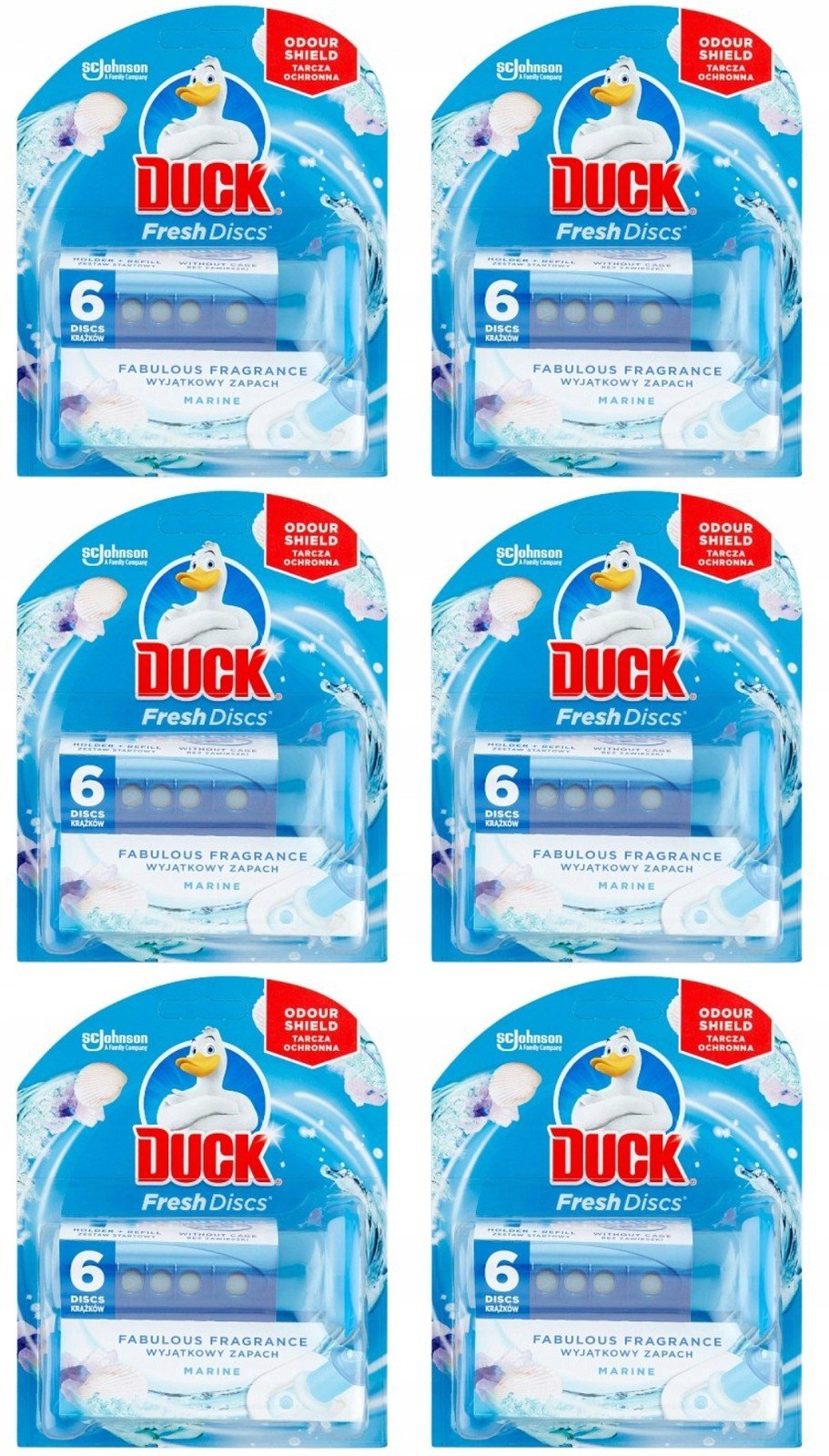 Duck Marine Disc Železný Království Pro Toalety 6x36ML