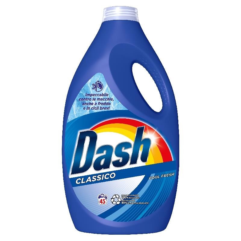 Tekutý prací prostředek Lavatrice Liquido 45 praní Classico Dash dovoz z Itálie