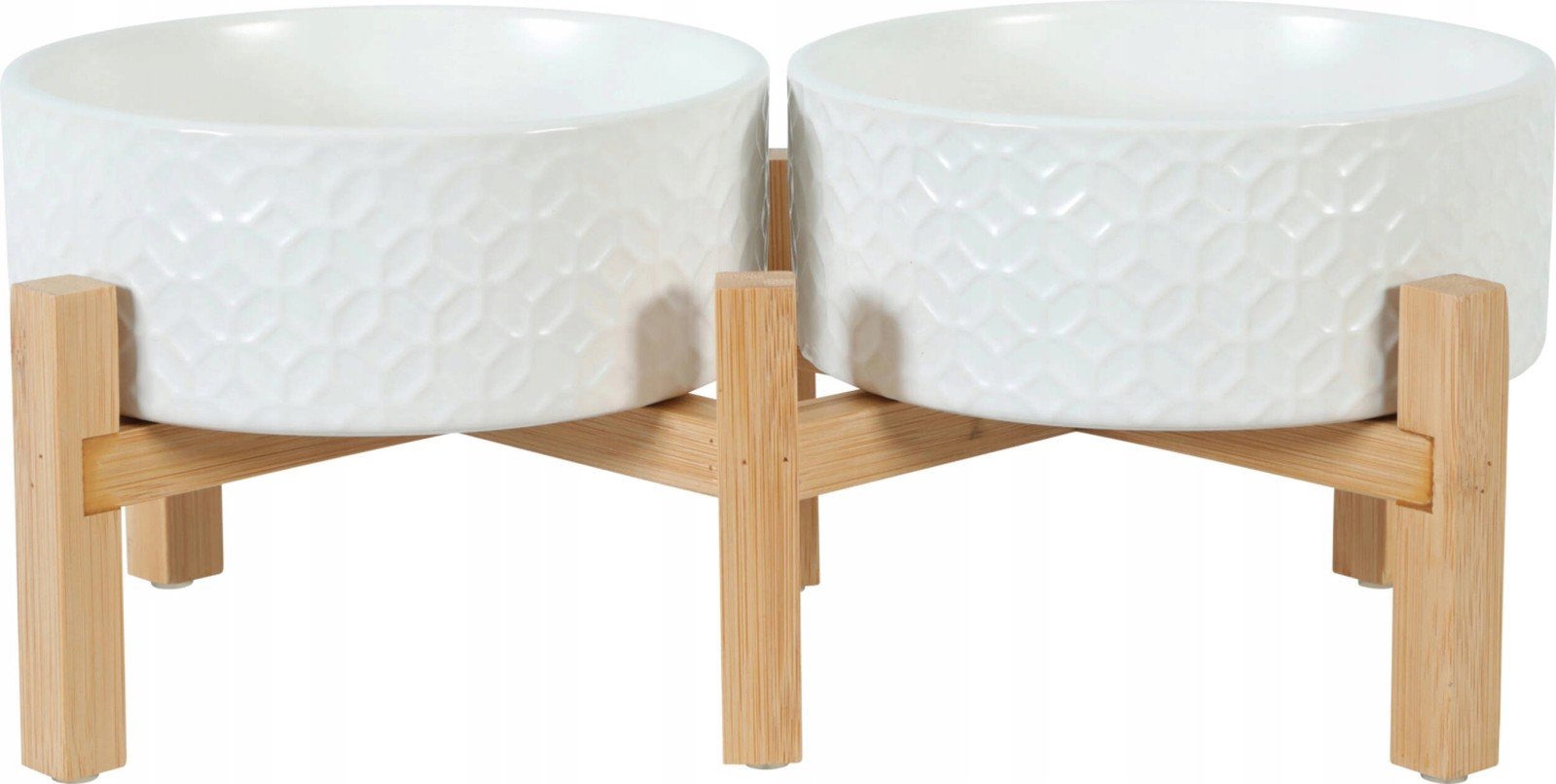 Zolux Keramická miska Keramo Duo kol. bílá 2 x 700 ml