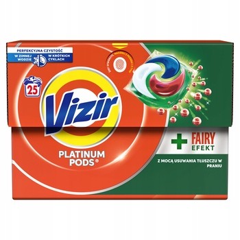 Vizir Platinum Pods Fairy Effect Kapsle na praní, 25 praní 530g