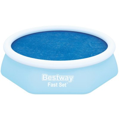 BESTWAY 58060 - Solarní plachta na bazén 210 cm modrá kulatá