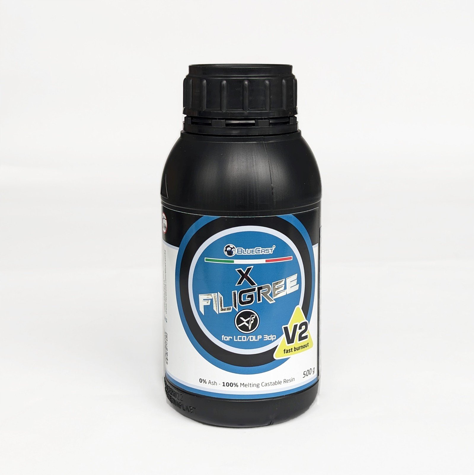 Uv pryskyřice BlueCast X-Filigree V2 0,5kg 0,5l pro 3D tiskárny