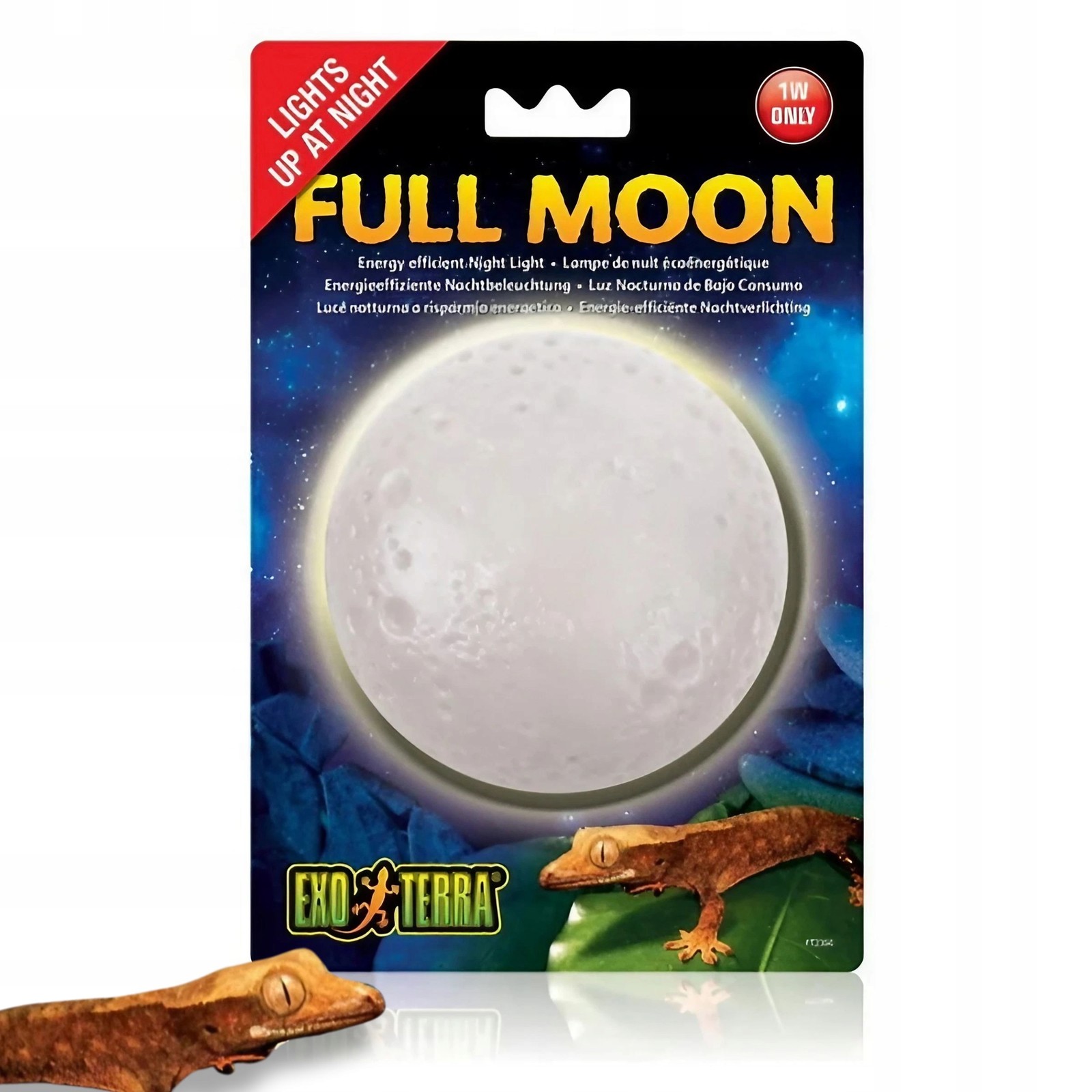 Exo-Terra Full Moon noční automatické světlo Měsíc do 1W terária