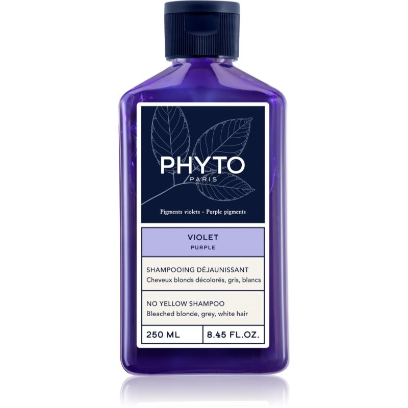 Phyto Purple No Yellow Shampoo tónovací šampon pro blond a melírované vlasy 250 ml