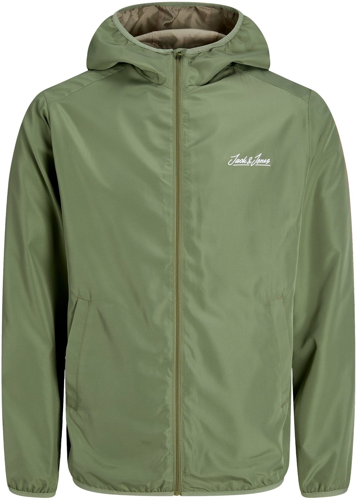 Jack&Jones Pánská bunda JJOLIVER 12249371 Oil Green M