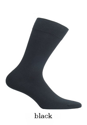 Pánské ponožky W94.017 Elegant - Wola - 45-47 - černá