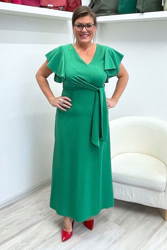 Zelené společenské šaty Modello 38