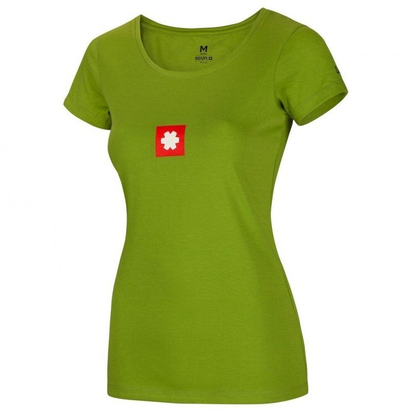 Ocun Logo T-shirt Pond green XS