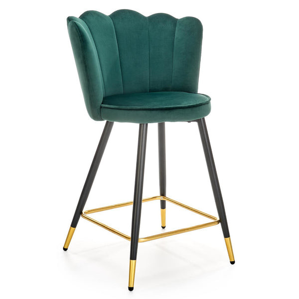 Barová židle Amber - set 2 kusů (zelená)