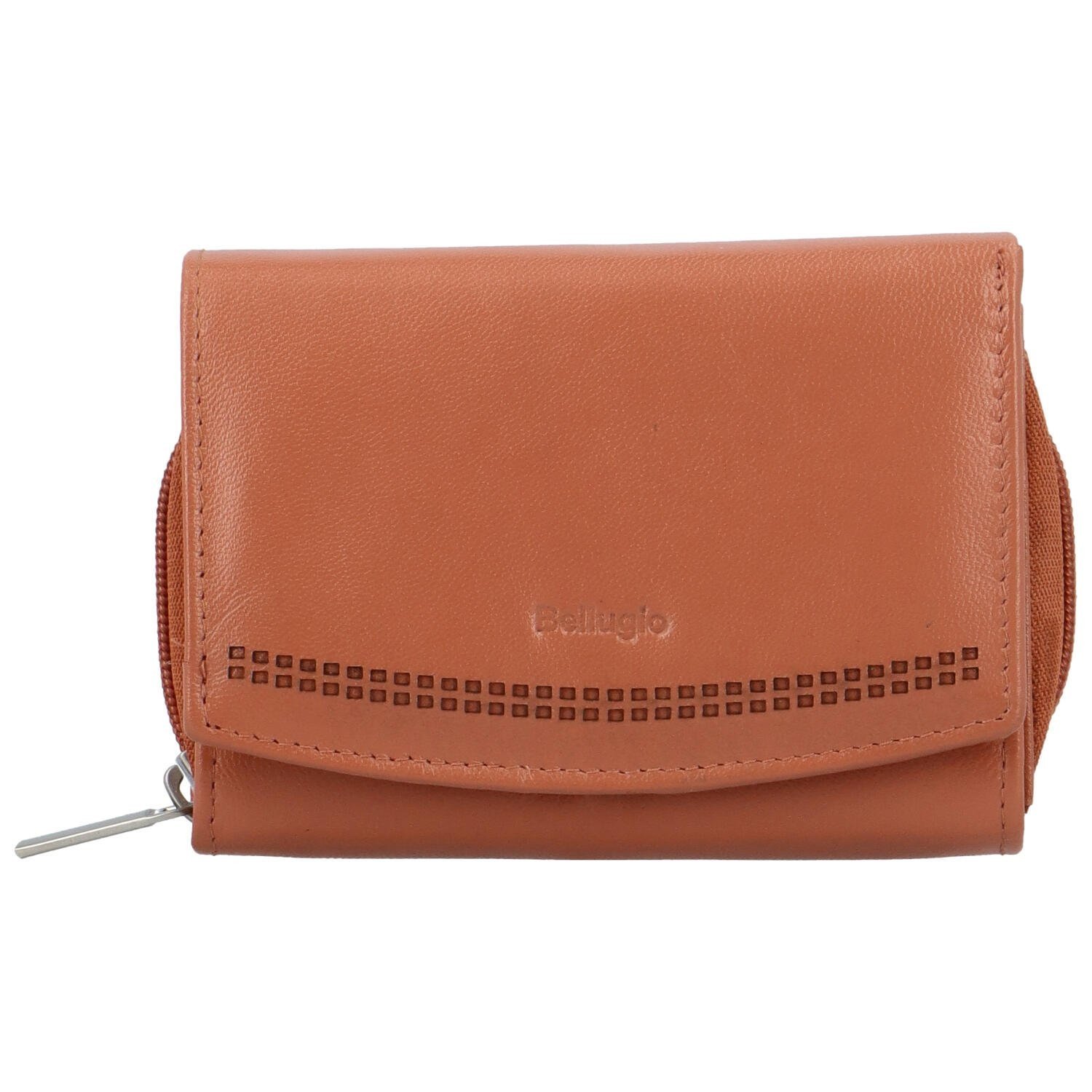 Dámská kožená malá peněženka Bellugio Jenefer, camel
